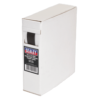 Sealey HST12708 Heat Shrink Tubing Black Ø12.7-6.4mm 8m