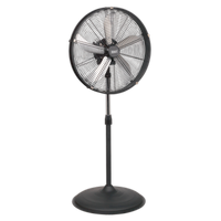 Sealey HVF20PO Industrial High Velocity Oscillating Pedestal Fan 20" 230V