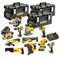 DeWalt TDKIT10x4 XR 18V 10 Piece Kit with 4x 5.0Ah Batteries