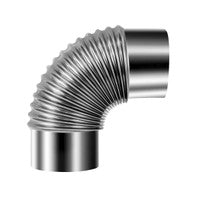 Sealey IREX3 Stainless Steel Exhaust/Flue 90° Bend for IR13/IR16 Ø100mm