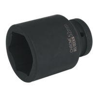 Sealey IS152D Impact Socket 52mm Deep 1"Sq Drive