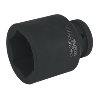 Sealey IS155D Impact Socket 55mm Deep 1"Sq Drive