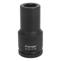 Sealey IS3421D Impact Socket 21mm Deep 3/4"Sq Drive