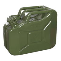 Sealey JC10G Jerry Can 10L - Green
