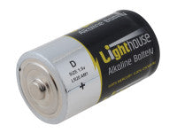 Lighthouse L/HBATD D LR20 Alkaline Batteries 14800 mAh (Pack 2)