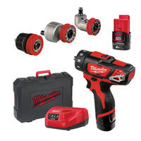 Milwaukee M12BDDXKIT-202C 12V Sub Compact Drill Driver with Removable Chuck & 2x 2.0Ah Batteries