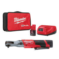 Milwaukee M12FIR38-2 12V Fuel Sub Compact 3/8" Impact Ratchet with 1x 2.0Ah Battery