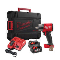 Milwaukee M18FMTIW2F12-402X 18V FUEL 1/2" Mid-Torque Impact Wrench with 2x 4.0Ah Batteries
