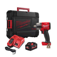Milwaukee M18FMTIW2F12-801X 18V FUEL 1/2" Mid-Torque Impact Wrench with 1x 8.0Ah Battery