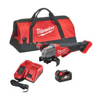 Milwaukee M18FSAGV115XPDB-401X 18V Fuel 115mm Angle Grinder with 1x 4.0Ah Battery
