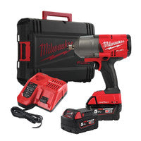 Milwaukee M18ONEFHIWF12-502X 18V Fuel ONE-KEY Brushless 1/2" Impact Wrench with Friction Ring Kit