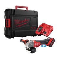 Milwaukee M18ONEFSAG115XPDB-551X 18V Cordless One-Key 115mm Angle Grinder with 1x 5.5Ah Battery