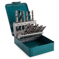 Makita D-47173 Mixed Drill Bit Set in Metal Box (18 Pieces)