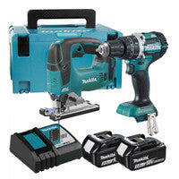 Makita DLX2202TJ1 18V LXT Brushless Combo Kit with 2x 5.0Ah Batteries