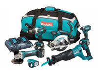 Makita DLX6044PF3 LXT 18V 6 Piece Combo Kit with 3x 3.0Ah Batteries