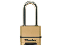 Master Lock MLKM175LH Excell 4 Digit Combination 50mm Padlock - 51mm Shackle