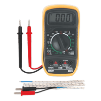 Sealey MM20 Digital Multimeter 8 Function with Thermocouple