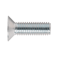 Sealey MSC825 Machine Screw M8 x 25mm Countersunk Pozi Zinc DIN 965z Pack of 50