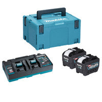 Makita 1910A2-5 40V Max XGT Power Source Kit with 2x 8.0Ah Batteries