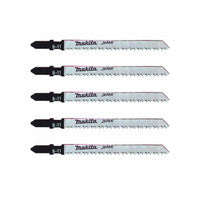 Makita A-85634 Speed Cut Wood and Plastic Jigsaw Blades 105mm x 9TPI (5 Pack)