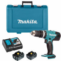 Makita DHP453T001 LTX 18V Cordless Combi Drill with 2 x 5.0Ah Batteries