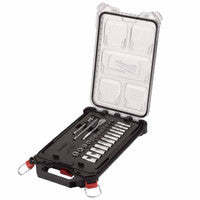 Milwaukee 4932478812 1/4" Drive Metric Ratchet & Socket Set with Packout Organiser (28 Pieces)
