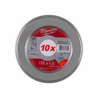 Milwaukee 4932478997 115mm x 1mm SCS 41 Pro+ Thin Metal Cutting Disc (10 Pack)