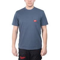 Milwaukee 4932493016 Short Sleeve T-Shirt Colour, Blue (Size XL)