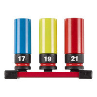 Milwaukee 4932493370 SHOCKWAVE„¢ 1/2" Impact Duty Automotive Socket Set (3 Pieces)