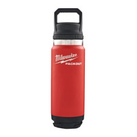 Milwaukee 4932493465 Packout Thermos Bottle with Chug Lid, Red 710ml