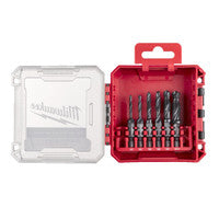 Milwaukee 4932498267 1/4" HSS-G Combi Drill Tap Set (6 Pieces)