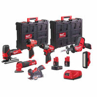 Milwaukee M12FPP7B2-622P 12V Fuel„¢ 7 Piece Powerpack with 1x 6.0Ah & 1x 2.0Ah Batteries