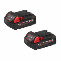 Milwaukee M18B2X2 18V 2.0Ah Redlithium-ion Slide Batteries (2 Pack)