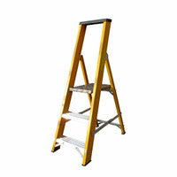 Lyte NGFBP3 EN131-2 Professional Heavy Duty Glassfibre Platform Stepladder 3 Tread
