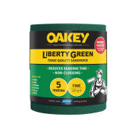 Oakey OAK63844 Liberty Green Sanding Roll 115mm x 5m Fine 120G