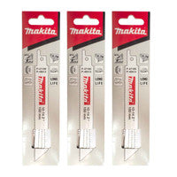 Makita P-47189 Demolition & Rescue Reciprocating Blades 150mm x 10-14 TPI (15 Pack)