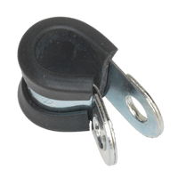 Sealey PCJ10 P-Clip Rubber Lined Ø10mm Pack of 25