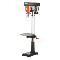 Sealey PDM240F Pillar Drill Floor 16-Speed 1635mm Height 230V