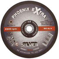 Abracs Phoenix Silver Cutting Disc 100mm x 3mm x 16mm