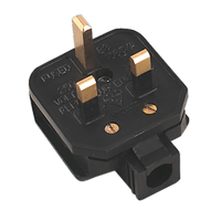 Sealey PL/13/3S Rubber Plug 13Amp Heavy-Duty