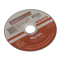 Sealey PTC/115CT Cutting Disc 115 x 1.6mm 22mm Bore