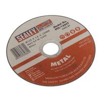 Sealey PTC/125CT Cutting Disc 125 x 1.6mm 22mm Bore