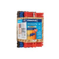 Rawlplug RAW68636 Mixed UNO Plugs (Pack 272) + Drill Bit