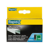 Rapid RPD1406 140/6 6mm Galvanised Staples Box 2000