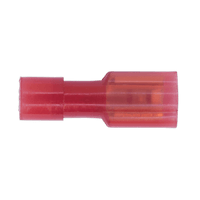 Sealey RT30 Fully Insulated Terminal 4.7mm Female Red Pack of 100