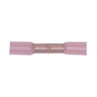 Sealey RTSB50 Heat Shrink Butt Connector Terminal Ø4.8mm Red Pack of 50