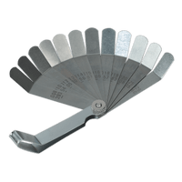 Sealey S0516 Feeler Gauge 12 Blade Offset - Dual Marked