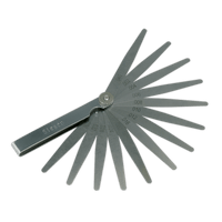 Sealey S0518 Feeler Gauge 13 Blade - Imperial