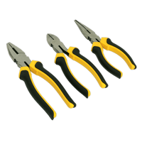 Sealey S0645 Comfort Grip Pliers Set 3pc
