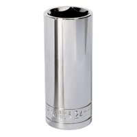 Sealey S0679 WallDrive® Socket 24mm Deep 1/2"Sq Drive